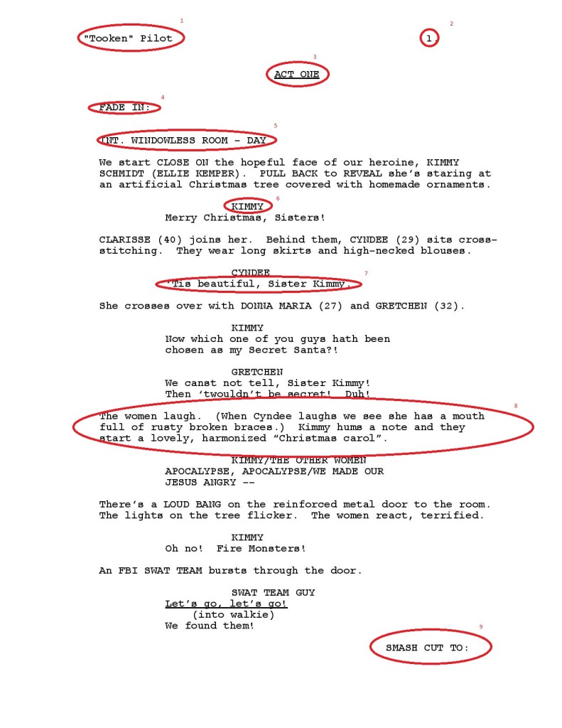 Screenwriting Lesson - Basics of Television Writing. script reading course.