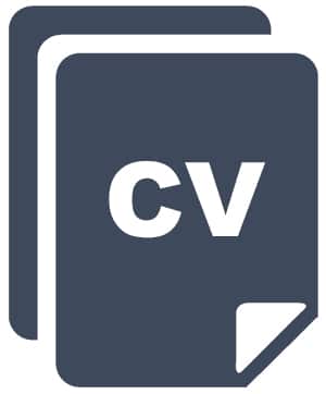 CV Icon. script reading course.