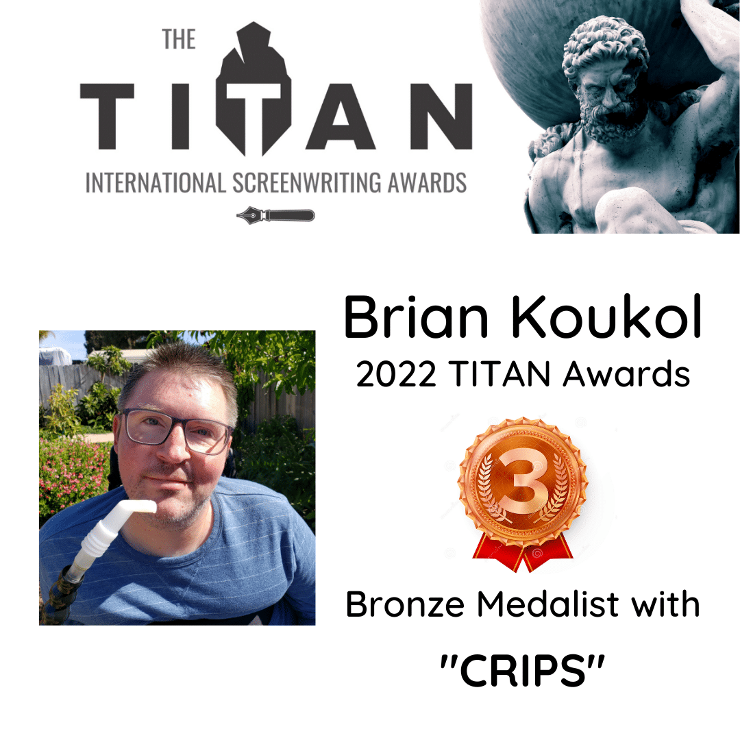 brian koukol titan screenwriting contest winner