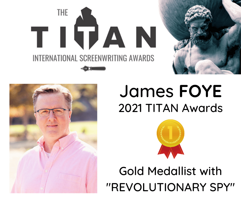 James foye winner The TITAN screenwriting contest winner