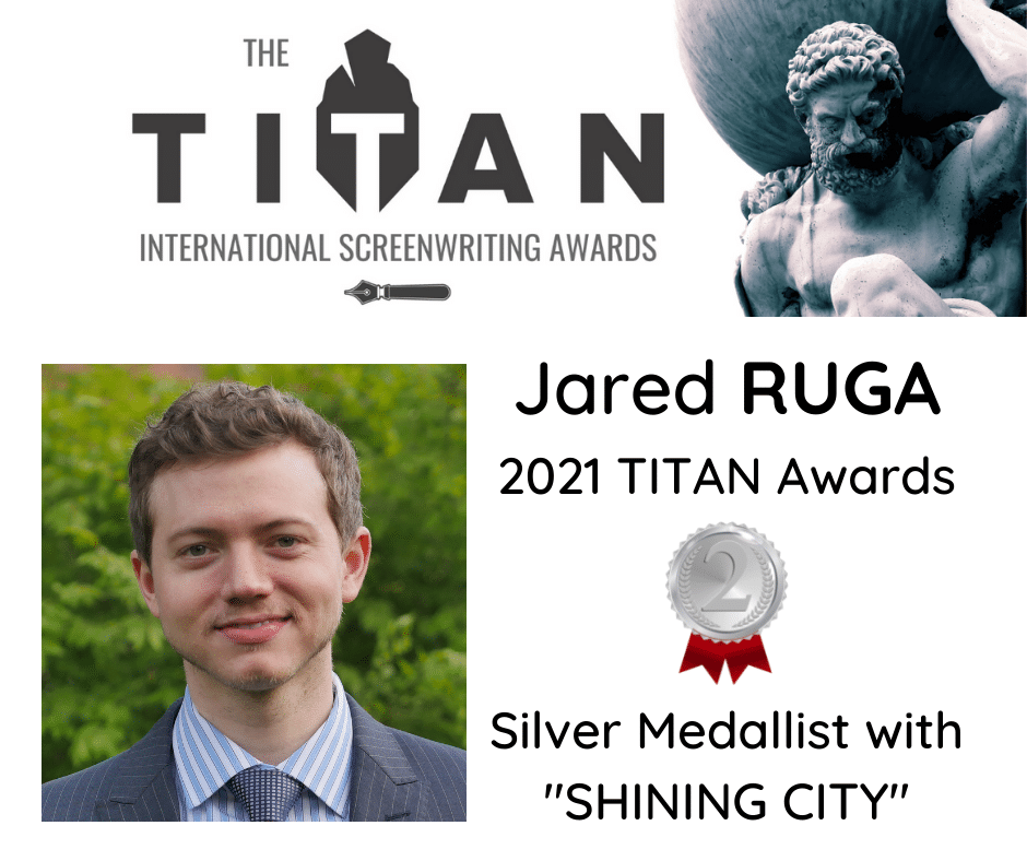jared ruga titan screenwriting contest winner 2021